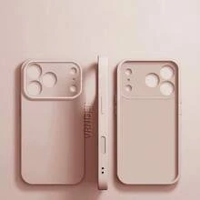 VRNOEI Carcasă de telefon cu protecție pentru lentile nouă, compatibilă cu 16, 15, 11, 14, 13, 12, 17 Pro Max, compatibilă cu 17 Air, 16, 14, 15 Plus, rezistentă la șocuri