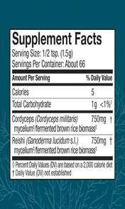 Host Defense CordyChi Powder - Energy &Amp; Immune Support Supplement - Cordyceps &Amp; Reishi Mushroom Supplement For Relaxation &Amp; Respiratory Support - Aids Against Tiredness - 35 Oz (66 Servings)* - 白色的 - 查看 2