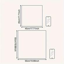 1pc Nordic Style Plush Chair Cushion, Soft & Skin-Friendly Gray Fur Seat Pad, Suitable For Christmas, Thanksgiving And New Year Decoration, Home Decor For Living Room, Bedroom, Bathroom Or Kitchen, Bedroom Rug, Decorative Carpet, Small Rug, Carpet, Home Decor, Living Room Rug - Grey - View 6