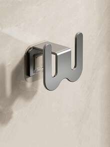 Portascarpe da parete rinforzato e migliorato con strisce adesive, portapantofole in alluminio da bagno, gancio da parete per il bagno senza bisogno di forare, portascarpe, accessori da bagno - Multicolore - Visualizzare 8