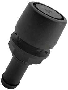 ISURE MARINE 2PCS 5/8" Polypropylene Fuel Vent, Plastic Marine Thru Hull Exhaust Applicable To Connecting Φ 16Mm Hose Marine Polypropylene Fuel Ventilation Device,Black - Silver - View 7