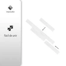 Piso Autoadhesivo Tipo Duela Color Café Oscuro - GRIS. - Ver 4