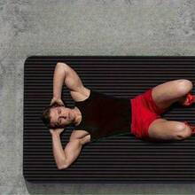 1 miếng, dày, chống trượt, giảm xóc, bền, thoải mái, chất liệu cao su nitrile, thảm tập yoga dày chống trượt dành cho nam và nữ có dây đeo lưu trữ miễn phí, có sẵn ba màu đen/hồng/tím, kiểu dáng tập thể dục trong nhà, sọc hồng, hình chữ nhật, kết cấu chống trượt, rèn luyện cốt lõi, chỉnh sửa tư thế - Làm dày - Xem 11