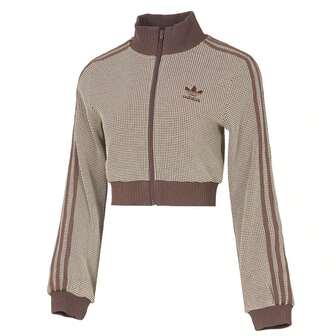 Adidas Originals CROP TT Jacket/Coat Knitted Slim Fit Women Sports Fitness Training KC2645