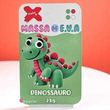 Massinha EVA Criativa com QR Code – Monte Personagens Divertidos - Dinossauro - Visão 1