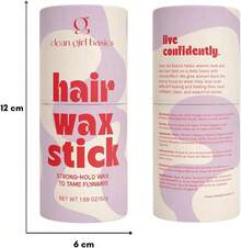 Cera para Peinar Cabello Mujer | Stick Control Frizz y Hairs | Fijación Natural sin Residuos | Cera Mate con Aroma Lavanda | para Chongo y Coleta Pulida - 1 - Ver 9