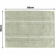 Manteles Individuales para Mesa, Tapetes para Mesa de Comedor, Lavables y Fácil Limpiar - Verde salvia - Ver 11