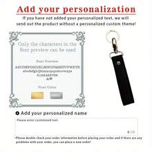1 Stück personalisierter großer Ring Schlüsselanhänger - Individualisierte Schlüsselanhänger - Handschlaufen Schlüsselanhänger - Taschendekoration - Autohaken - Geschenke für sie - Mode Schlüsselanhänger - Weihnachtsgeschenke, nur Schriftzeichen, Sonderzeichen können nicht individualisiert werden, Multifunktional, Dekorativ, Wiederverwendbar, Exquisit, Stilvoll, Hochwertig, Farbig, Modern, Individuell, Personalisiert, Einzigartig, Wohndekoration, Wohndekoration, Warme Atmosphäre, Herbstliche Wohnungsauffrischung, Wohnharmonie