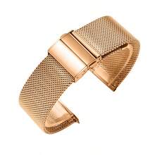 Upgraded Double-Ring Buckle 14mm/16mm/18mm/20mm/22mm Universal Strap Quick Release Strap Stainless Steel Strap Metal Chain Strap General Watch Strap (Comes With Disassembly Tools As A Gift)