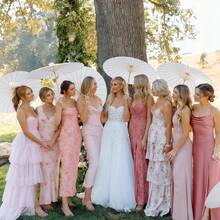 6pcs Vintage White Paper Umbrellas – 39.98 Cm, Foldable & Portable, Perfect For Weddings, Festivals, And Home Decor, Sun Protection, Artistic Design, Parasols For Photography,Spring Summer Picks,Brides Maid Gifts,Room,Bedroom Deccor,Bedroom Deccor,Beach,Travel,For Men,For Women,Vacation,Cute Stuff,Outdoor,Garden,Travel Essentials,Portable Essentials,Beach Essentials,Graduation Season,Commencement,Graduation Ceremony,Graduation Gift,Graduation Present,Graduation Gift,Graduation Present,Congrats Grad,Congratulations Graduate,Valedictorian,Finish School,Graduation Party,Outdoor Essentials,Travel Portable,Hiking Essentials,Camping Essentials,Portable Tools,Summer Essentails,Summer Portable - White - View 6
