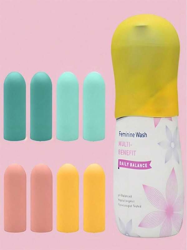 Silicone Travel Bottles Leak Proof Tool Fits Most Size Bottles, Elastic Sleeves For Women, Men, Colorful,Suitable For Travel Storage Bag, Travel Essentials School School Supplies Holiday Camping Holiday Essentials Vacation Mini Perfume For Women Perfume For Men Perfume Beach, Christmas Gifts, Halloween Gifts