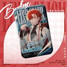 1pc Link Click Rectangle Badge Merchandise - New Maf Of Dreams Link Click Anime Merchandise - Featuring Main Characters Gao Tian, Shen Xiaoshi, Lu Guang, Qiao Ling, Vein, Xia Fei, Liu Xiao - Perfect Gift For Birthday, Holidays, Christmas, Seasons - Badge, Keychain, Halloween - Multicolor - View 21