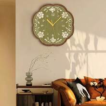 1 pièce Horloge de bureau en bois vintage, horloge rétro à poser sur table ou à accrocher au mur, décoration maison, décoration de pièce