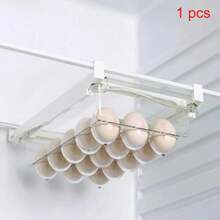 Refrigerator Egg Storage Box Drawer Style Food Fruit Egg Rack Egg Holder Household Plastic Fresh-Keeping Box