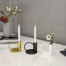 Nordic Style Candlestick Geometric Candle Holder Wedding Festival Decor Home Dinner Table Decoration Candle Stand