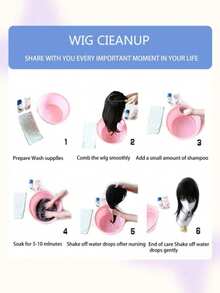 优雅女士发饰，甜甜圈发髻合成接发，4英寸弹力夹式，耐热合成纤维，百搭设计，适合所有发质，日常及各种场合佩戴稳固，是所有女性的理想发饰，美发造型套装，美发造型工具套装 - 彩色 - 查看 11