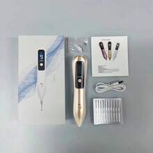 Portable Skin Tag Remover Pen With LED Light 9 Intensity Gears Cordless Rechargeable Skin Tag Removal Kit Intended For Common Warts Mole Skin Tags Gift For Girl Women - 彩色 - 查看 6
