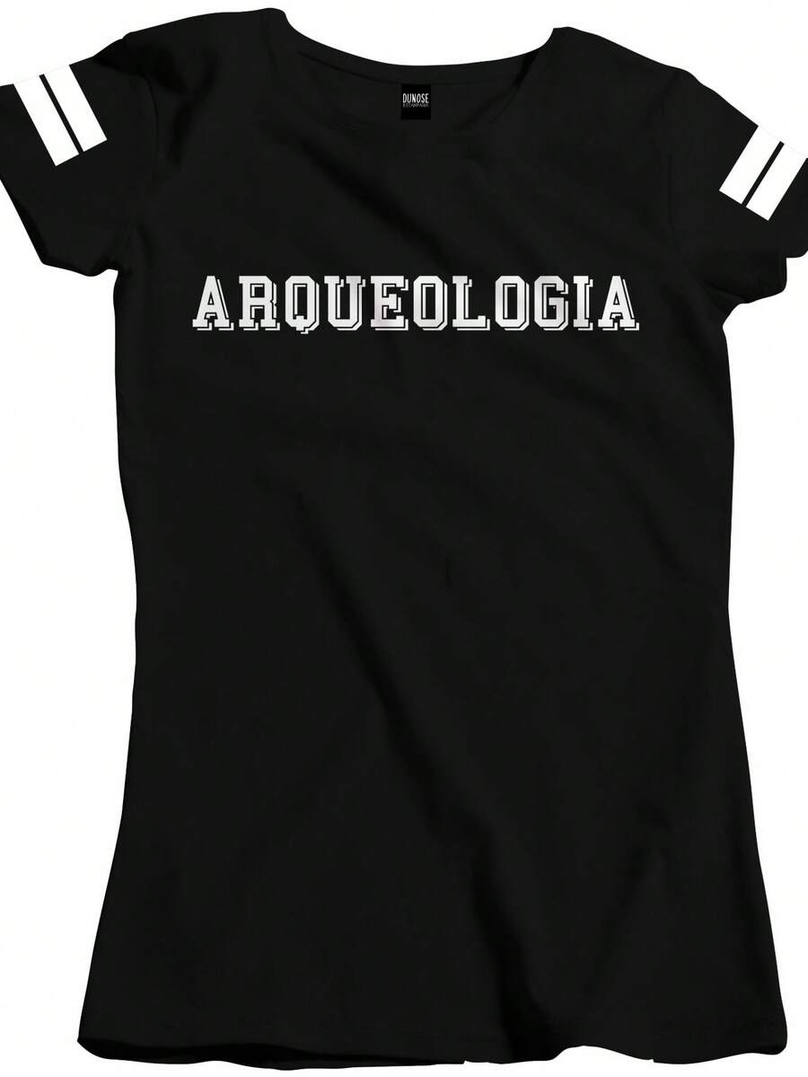 Women's Shirt Archaeology Profession Course Fac6 - Black - View 1