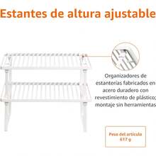 AmazonBasics, Estantes apilables de almacenamiento de cocina - Estantes apilables - Ver 3