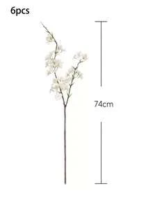 1PC/3PCS/6PCS, Artificial Cherry Blossom Flower Bouquet, Plastic Fake Peach Blossoms,Modern Minimalism Style-For Spring Decorations Home, Vases, Weddings, Parties, Living Room, Bedroom, DIY Walls, New Year's Gifts Valentine's Day Gifts - Multicolor - View 19