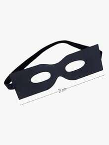 Zorro Costume Kit For Men Or Women With Hat, Cape, And Mask - 黑色 - 查看 3