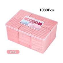 Toallitas de pegamento para pestañas sin pelusa para decoración de uñas en caja, removedor de esmalte de Gel de papel, pegamento limpio, almohadillas de algodón, Herramientas de limpieza de belleza, 1080 Uds. - 1200 empaquetado negro - Ver 11