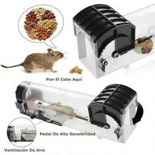Trampas Para Ratas Ratones Efectivas Automática 2pcs - Transparente - Ver 3