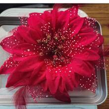 1. 女士头饰帽，花园茶会帽，复古肯塔基帽，多件套 2. 德比婚礼花卉鸡尾酒面纱羽毛发夹 3. 万圣节圣诞派对爪形发夹，发爪，发卡，学习用品 - 彩色 - 查看 14