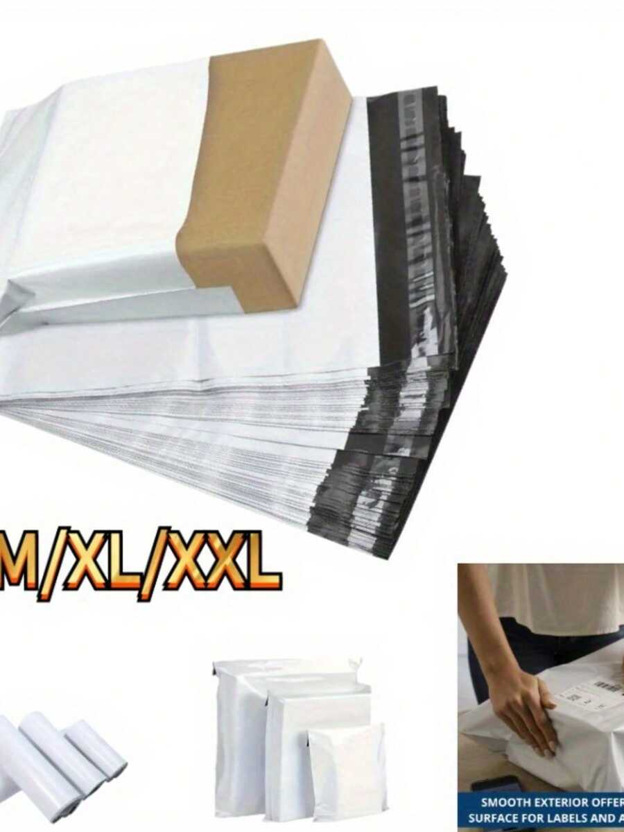 10pcs/20pcs Self-Adhesive Sealed Waterproof Dustproof Shipping Mailing Bags, Gift Packaging And Transport Bags - 10pcs - View 1