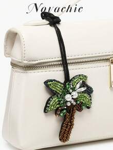 1 件 Novachic 度假风格海洋海星椰子树海龟动物串珠包饰适合夏季度假海滩饰物（无包）Y2K - 綠色 - 查看 2