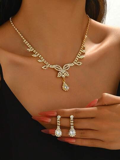 طقم مكون من قلادة وأقراط للنساء، قلادة فراشة ذهبية وفضية، مجوهرات عروس للتصوير والارتداء اليومي، مناسبة لمختلف مناسبات عيد الهالوين والأعياد