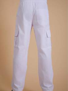 Men Pants - 白色 - 查看 4