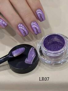 1 Piece Of Aurora Powder Moonlight Powder Mirror Flour Magic Mirror Powder Neon Powder Easy To Color Nail Decoration