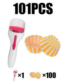 401pcs/201pcs/101pcs/51pcs/1pc Non-Stick Baking Paper Cups, Cake Cups, Oven Molds, Cake Liners, Cake Spatula, Chocolate Sauce & Batter Measuring Spoon