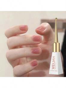 XEIJAYI 1瓶持久粉色凝胶指甲油，UV/LED可卸甲凝胶指甲油，适用于美甲DIY沙龙居家美甲，节日礼物，女士适用