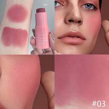 3 种颜色可选腮红棒，自然饱和防水哑光质地适合所有肤色，持久亮泽腮红，情人节礼物