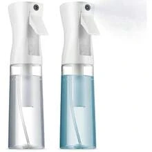 2 Pack Continuous Spray Bottles - Ultra Fine Mist Sprayer Spray Bottle Hair Spray Bottle Hair Spray Bottles Hairstyling, Cleaning, Salons - 2pk 6.8 OZ 200 ML