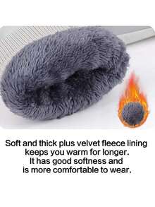 冬季滑雪手套，保暖防风骑行手套，户外经典加厚保暖防寒防风防水骑行登山手套 - 彩色 - 查看 5