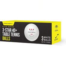 PRO SPIN Pelotas de Pong Blancas de 3 Estrellas de Nivel de Torneo |   Calidad de la Competencia |   Tamaño Oficial y Peso para Tenis de Mesa - 3 unidades - Ver 13