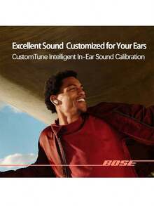 Bose Great Shark 4th Generation QC Noise Cancelling Earbuds, True Wireless Bluetooth Headphones, Intelligent In-Ear Sound Field Calibration Technology, Waterproof And Sweatproof, Suitable For Sports, High-Performance Audio Experience, Plum Purple