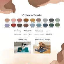 1 件个性化宠物照片和名字餐垫、定制狗和猫餐垫、食盆垫、定制防滑喂食垫、宠物爱好者的独特礼物、宠物主人的理想选择、宠物爱好者的完美礼物创意礼物、生日、圣诞节、感恩节、万圣节和特殊场合的完美礼物 - 彩色 - 查看 8