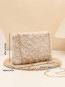 Mini Furry Shoulder Crossbody Bag