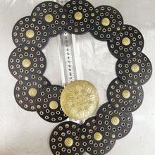 1pc Women Y2K Style Round Metal Hollow Waist Belt, Wide Cut, American Retro Subculture Street Fashion Chain Belt, Bohemian Circle Waist Belt For Dress, Suitable For Women's Party, Daily Wear, Christmas, Thanksgiving Gift, Plus Size Summer, School