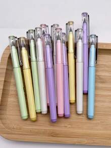 قلم رصاص قابل للمسح لا نهائي 1/2 قطعة، قلم رصاص أبدي للكتابة HB بدون حاجة لشحذ، قرطاسية كاواييي جميلة، لوازم مدرسية