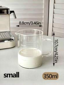 1 pieza Cafetera de goteo con escala de medición, cafetera de vidrio resistente al calor