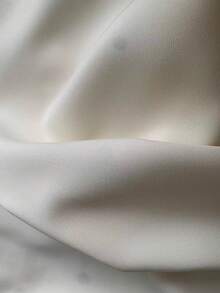 Formal Set Pantaloons Pants High Waist Pockets Tailoring Vest Buttons Simple Elegant Casual Pocket Zipper - Cream - View 9