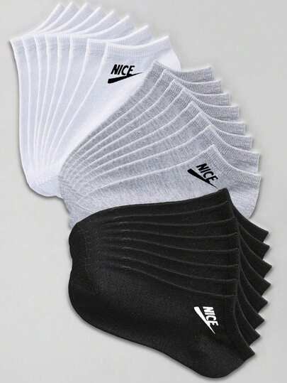 20/10/5/1 双女士短袜、隐形袜、白袜子、黑袜子、灰袜子、女袜、可爱袜子、女童袜子、黑色袜子、卡通细节、导轨透气孔设计、吸湿排汗、柔软顺滑，适合各种节日、运动、休闲、商务等日常穿着，一年四季均可穿着，颜色组合随机。