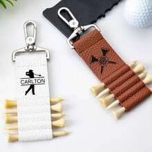 1 chiếc hộp đựng bóng golf bằng da cá nhân hóa, thẻ đánh dấu bóng và dụng cụ đánh dấu bóng, quà tặng golf khắc tên, dụng cụ đánh dấu bóng golf bằng da, quà tặng golf cho nam giới. Có 5 lỗ để đựng 5 dụng cụ đánh dấu bóng. Bạn có thể thêm tên yêu thích hoặc thông tin đặc biệt để cá nhân hóa, biến phụ kiện đơn giản này thành một kỷ vật quý giá. - Nhiều màu - Xem 6