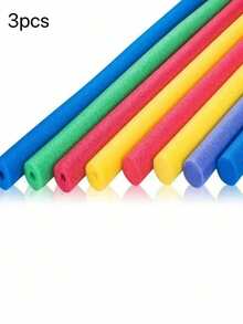 12 件装 - 大号泳池浮条，泡沫游泳，泡沫浮条，空心亮色泡沫泳池棒，适用于游泳漂浮艇项目，防撞泡沫，健身泡沫棒 - 彩色 - 查看 11