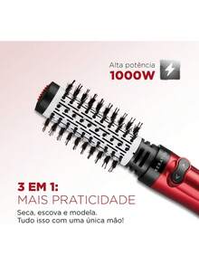 Mondial ER-11-KR Rotating Straightening Brush, Hot Cold Air, Dry Brush, 1000W - 查看 4